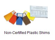 Non-Certified Plastic Shims